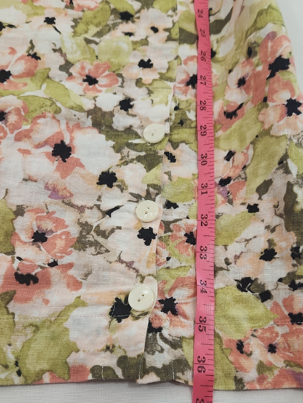 J. Jill Floral Linen Sleeveless Dress. Size S - Picture 11 of 11